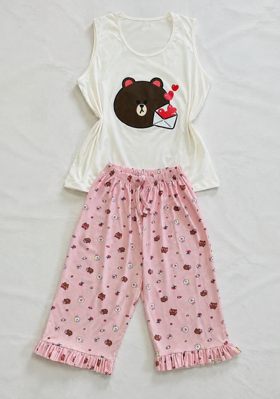 تاپ شلوارک چین دار