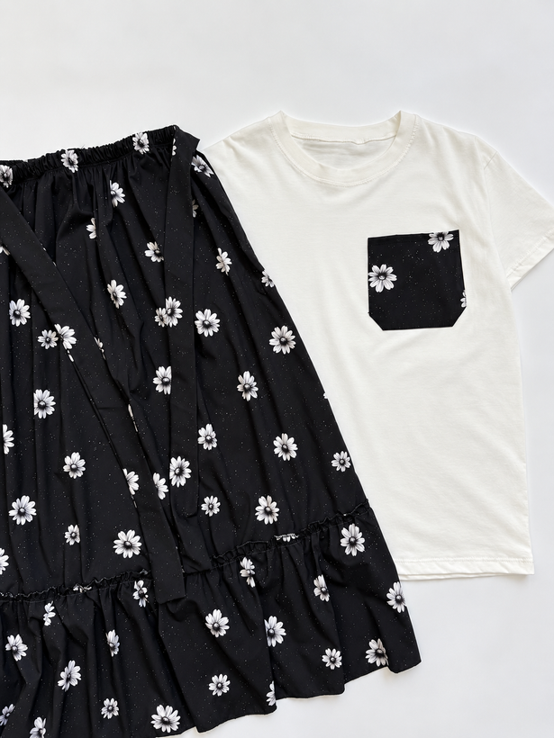 تیشرت دامن بلند